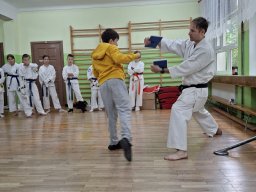 Pokaz karate w naszej szkole